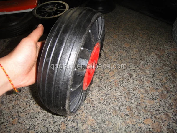 high quality 10x3 solid rubber wheel
