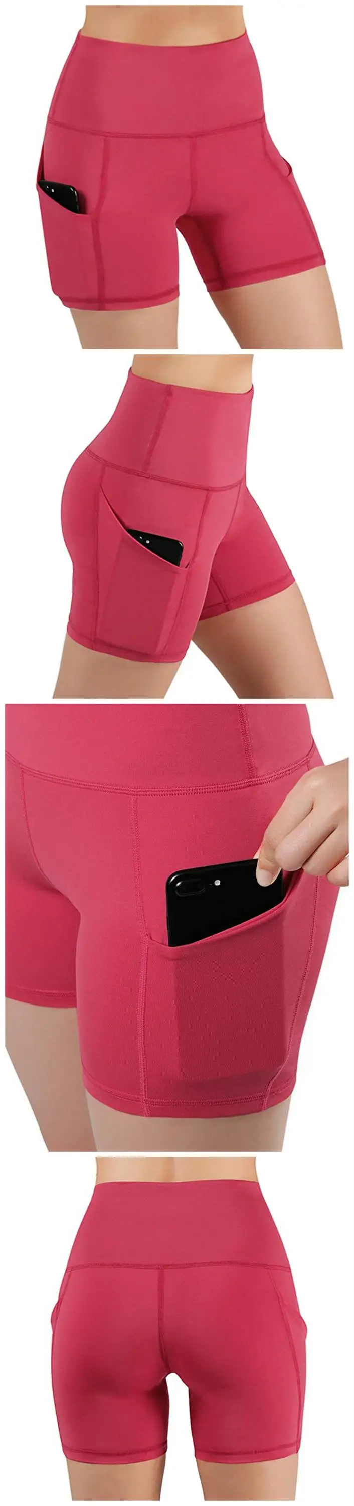 Wholesale High Waist Women Tight Sports Pants Yoga Fitness Shorts Buy