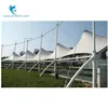 youmei factory pvdf cover q235 steel aluminum frame marqee tent guarantee year 10years permanent structure