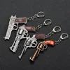 2019 New Game Player Unknown Battle Grounds 3D Keychain Weapon Gun Car Revolver eat chicken game Men Women car keychain