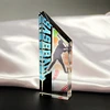 cheap baseball glass award with photo printing