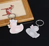 2019 Custom your logo metal key chain key ring holder,cheap promotional small duck keychains