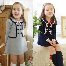 2016 Summer Baby Kids Girls Striped Bowknot Gown font b Fancy b font font b Dress