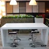 Glossy quartz stone table top / shiny granite dining table