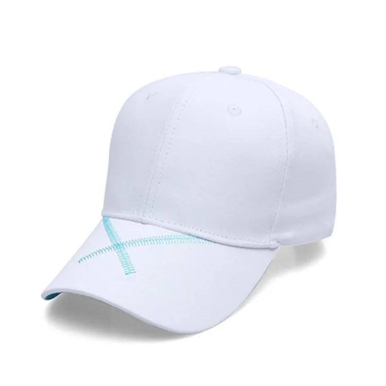 blank white cap