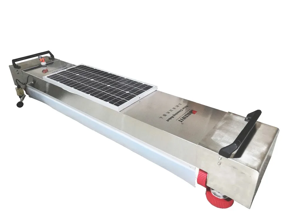 agv robot clean solar panel