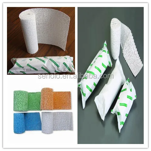 medical gypsum bandage orthopaedic cast quick dry pop plaster