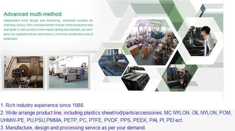 Rekayasa Plastik Rantai Cetak Injeksi Pom Delrin Slat 