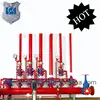 ASTM A795 Red PVC painting corrosion resistant fire sprinkler heads with plastic coated