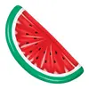 Inflatable semicircle watermelons float