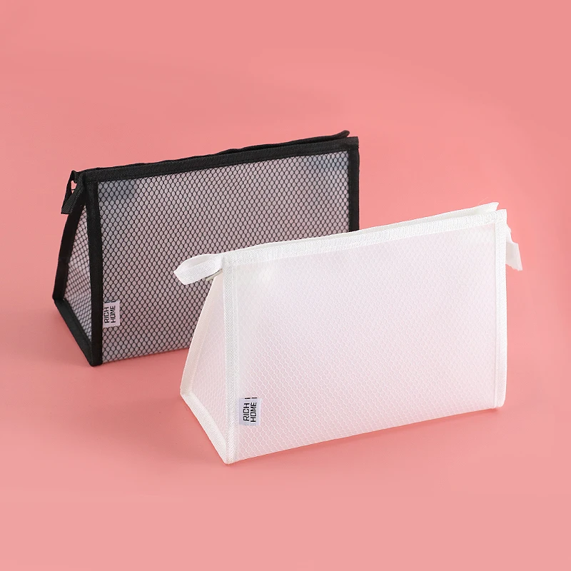 black cosmetic bag