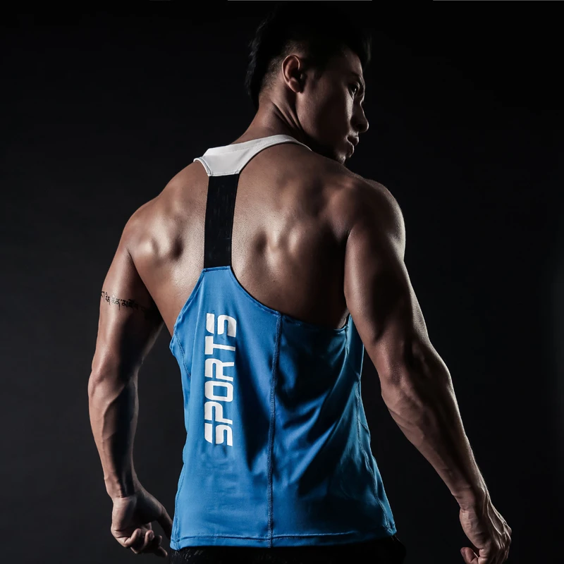 OEM Gym Singlets Mens Tank Tops Stringer Bodybuilding, Fitness Men's GYM Tank top Sports Clothes.jpg