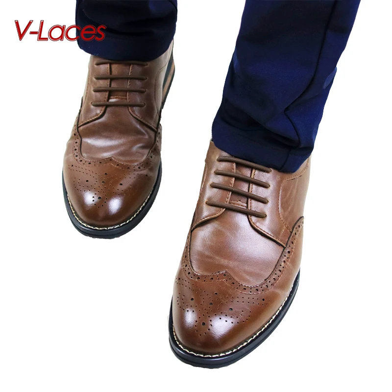 2019 Горячая продажа нет необходимости галстук шнурка OEM/ODM кожа обуви шнурки круглый обуви шнурки для кожаной обуви