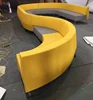 2018 colorful fabric Curved Combination sofa in different shape