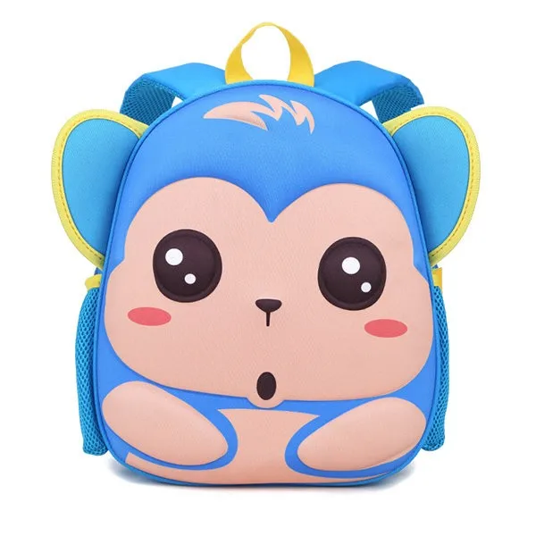 Cool trolley school bags Cartoon 3D Backpack for children