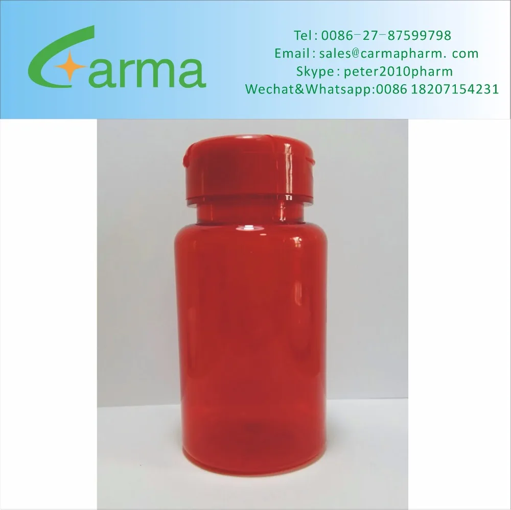 red tablets bottles