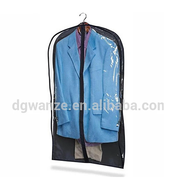 Customized Suit Garment Bag Wholesale,Plastic Suit Cover,Transparent