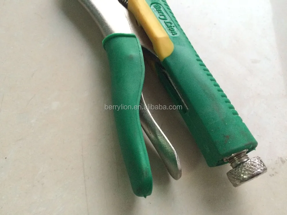 Berrylion 10'' Soft Rubber Grip Round Jaw Pliers,Drop Carbon