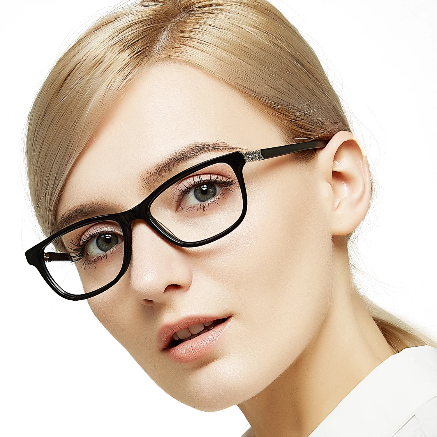 Hot Sale Products Diamond Optical Glasses Replaceable Lens Eyeglasses ...