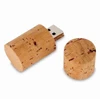 Free Sample, Gift Wood Cork 2gb 8gb 16gb USB flash drive with case