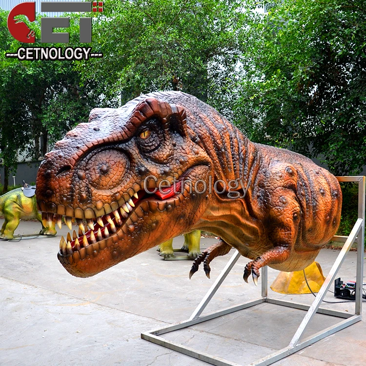 t rex type dinosaur with horns