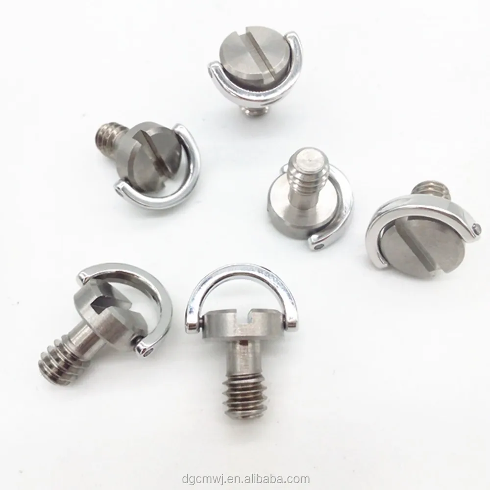 1/4" Slotted D Ring Stainless Steel Screws Camera Tripod Mount Buy