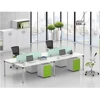 Competitive Factory Sale White Desktop MFC 4Seater Office Desk