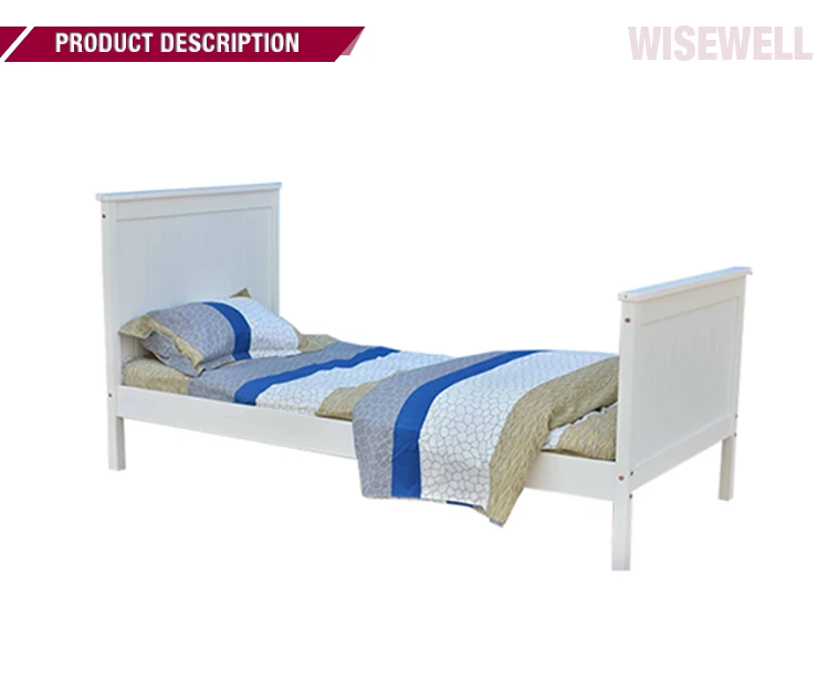 wholesale pine wood kids bed frame in single size