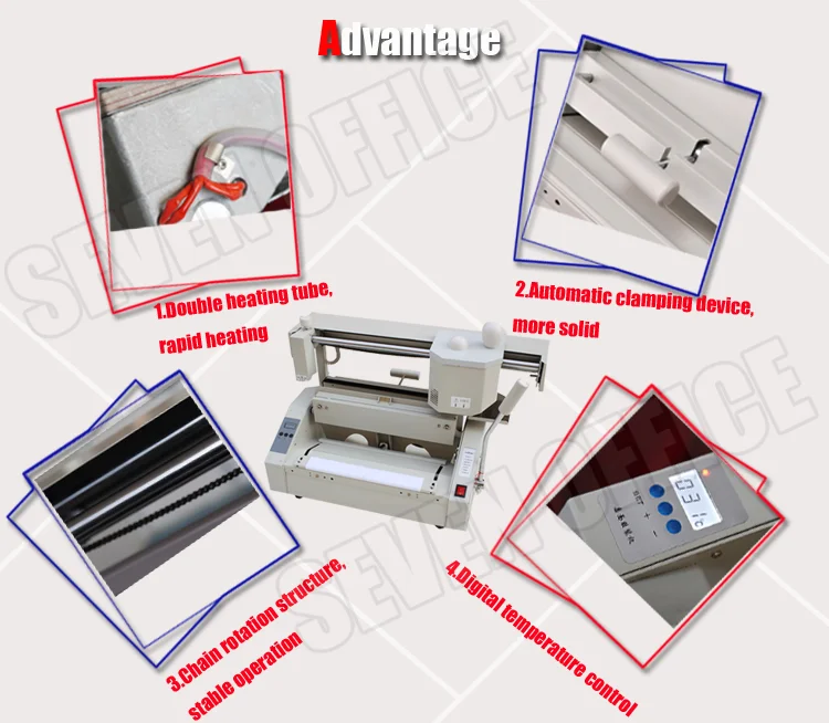 3 Years Warranty Wireless Photo Perfect Exercise Book Binding Machine