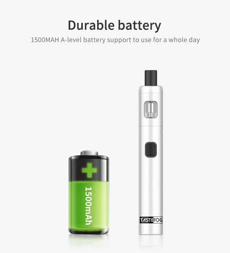 2019 Best Selling in Stock Tastefog MIGI 20 Pod Kit 1500 mah Built-in Battery