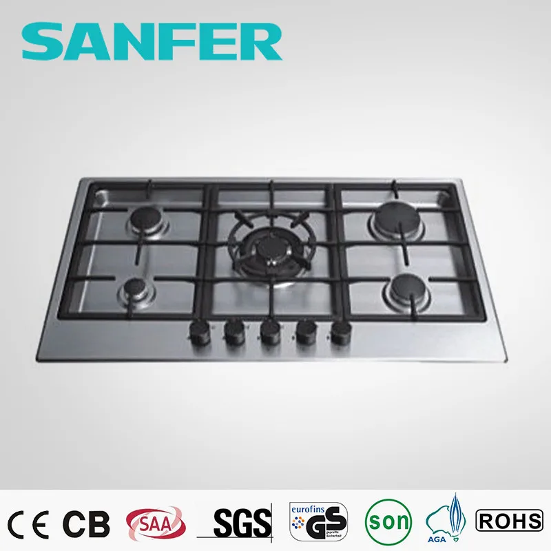 Italian Sabaf Burner And Copy Burner Automatic Gas Stove Corner