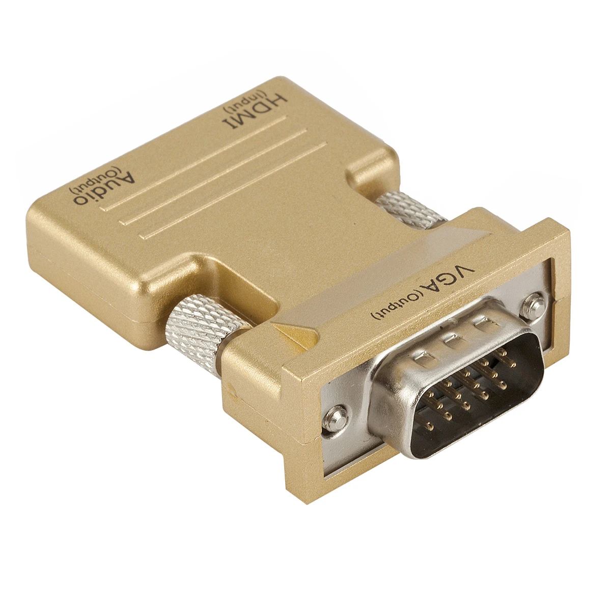 Hdmi Female To Vga Male Converter+audio Adapter 1080p Hdtv