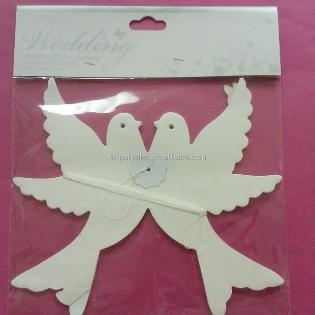 paper dove garland