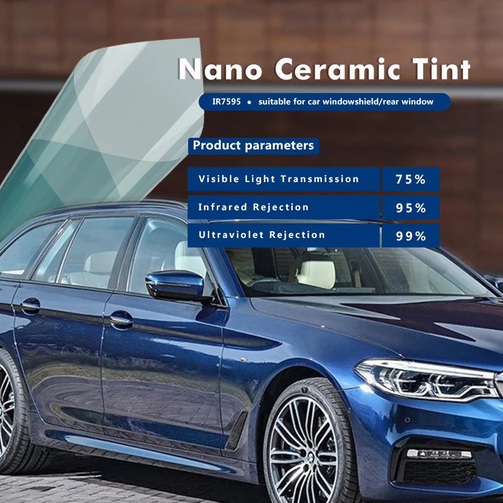 Nano Ceramic Solar Tint Films 100uv Blocking 98 Ir Rejection