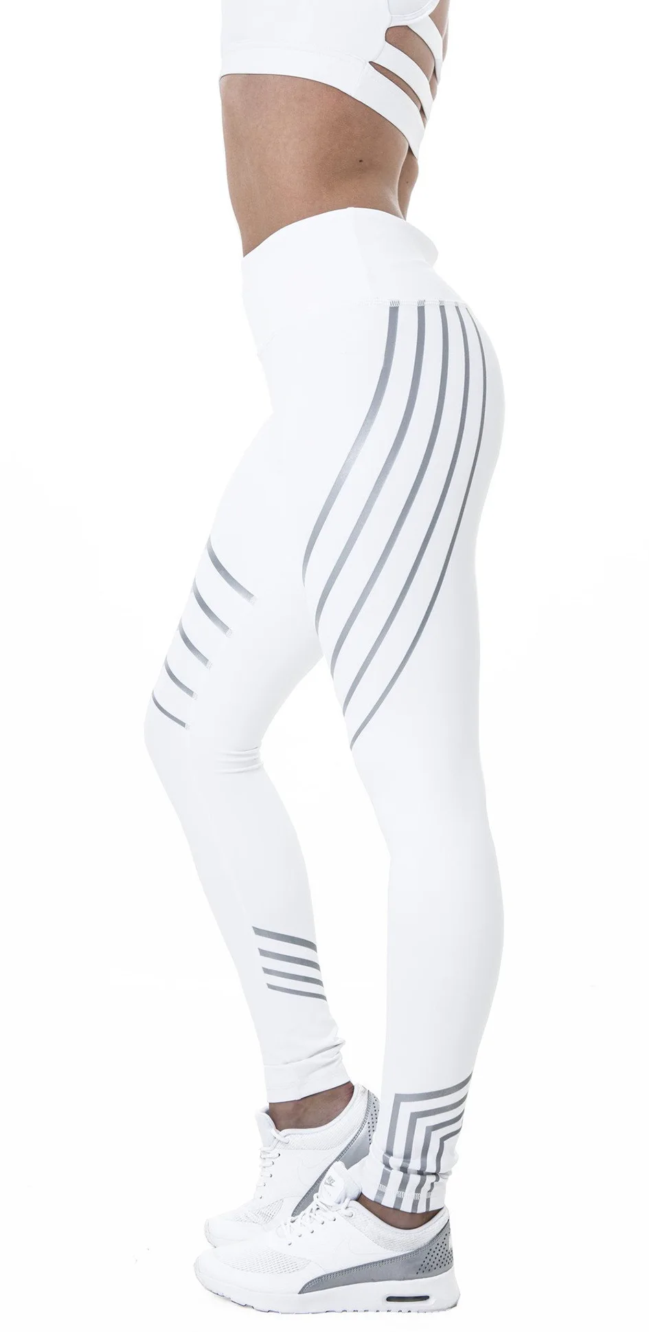 Latest Design Fashion Luminous Yoga Leggings Women Lighted Compression ...