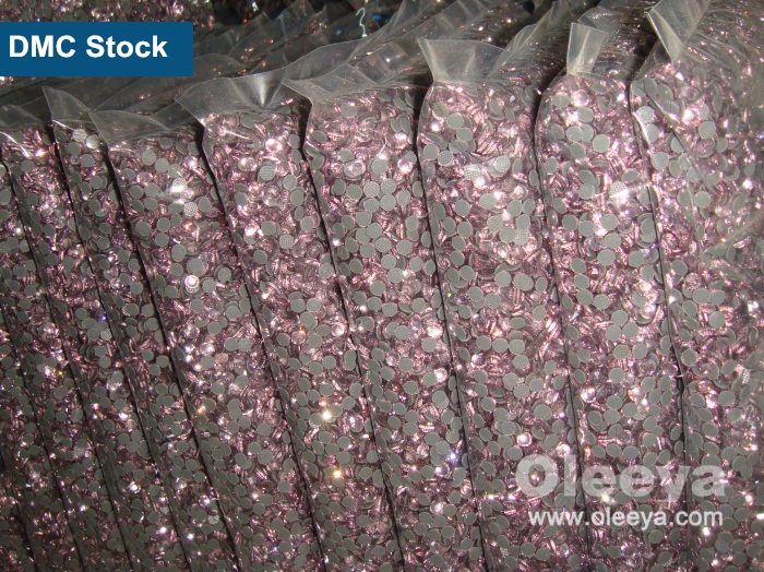 Bulk Package SS6~SS40 Glass DMC Quality Sticker Design Ss10 SLV Rhinestones Hotfix