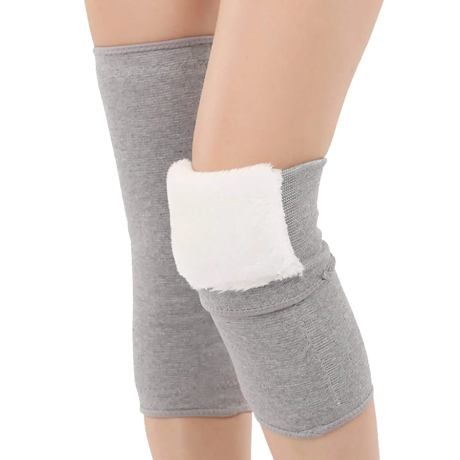 Glumes Women Men Thicken Cashmere Wool Winter Warm Thermal Knee Warmers