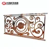 Luxury aluminum staircase armrest for hotel villa customization