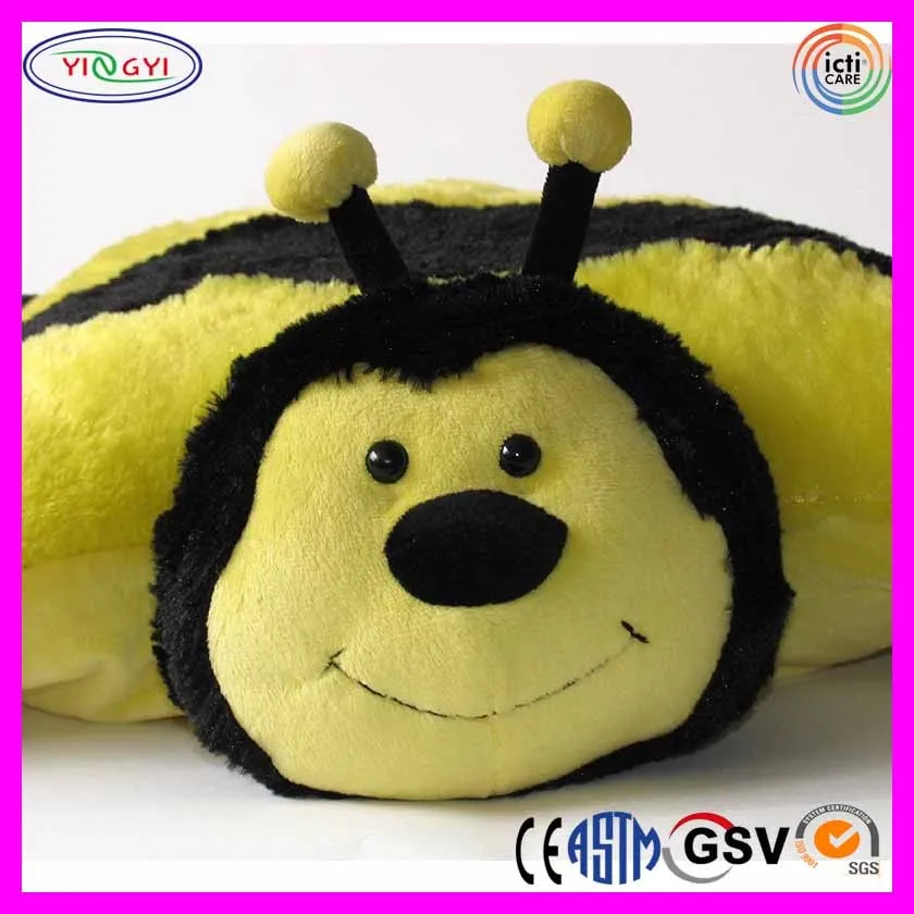 bee plush pillow