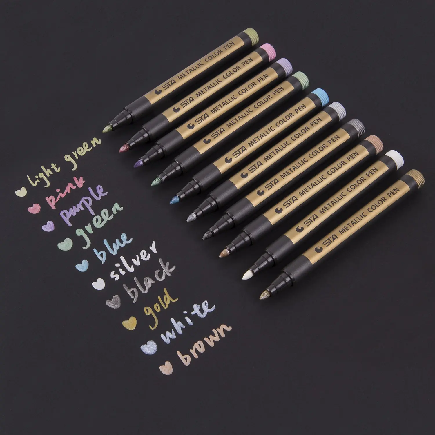 markers for black paper