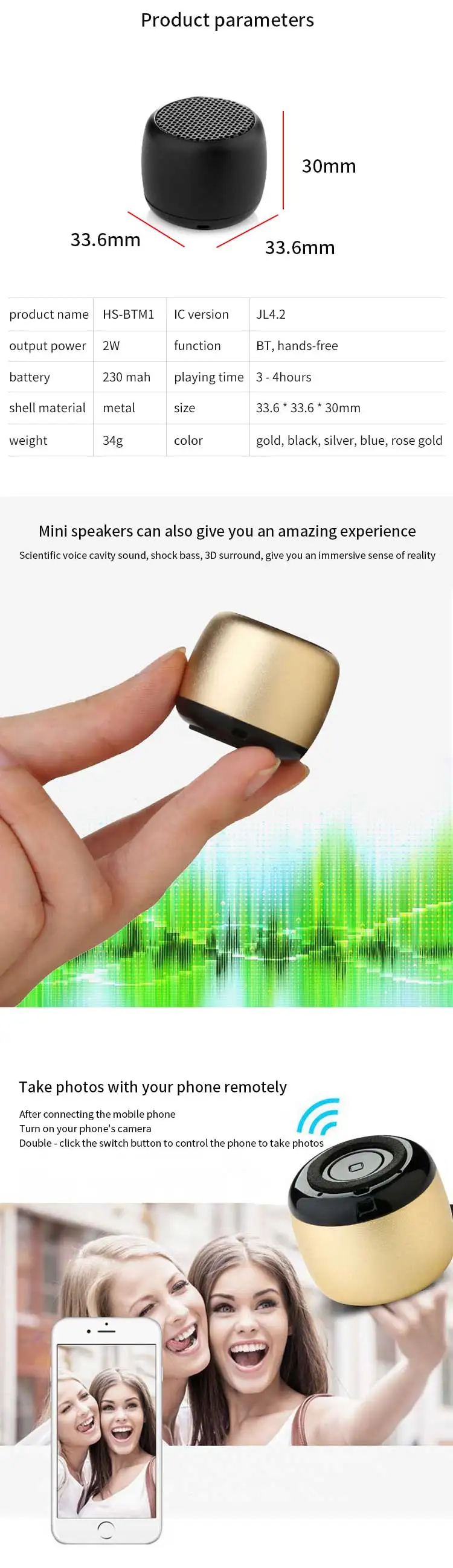 Hot Wireless SoundBox BT Portable TWS Mini Speaker For Sony Style - ANKUX.COM