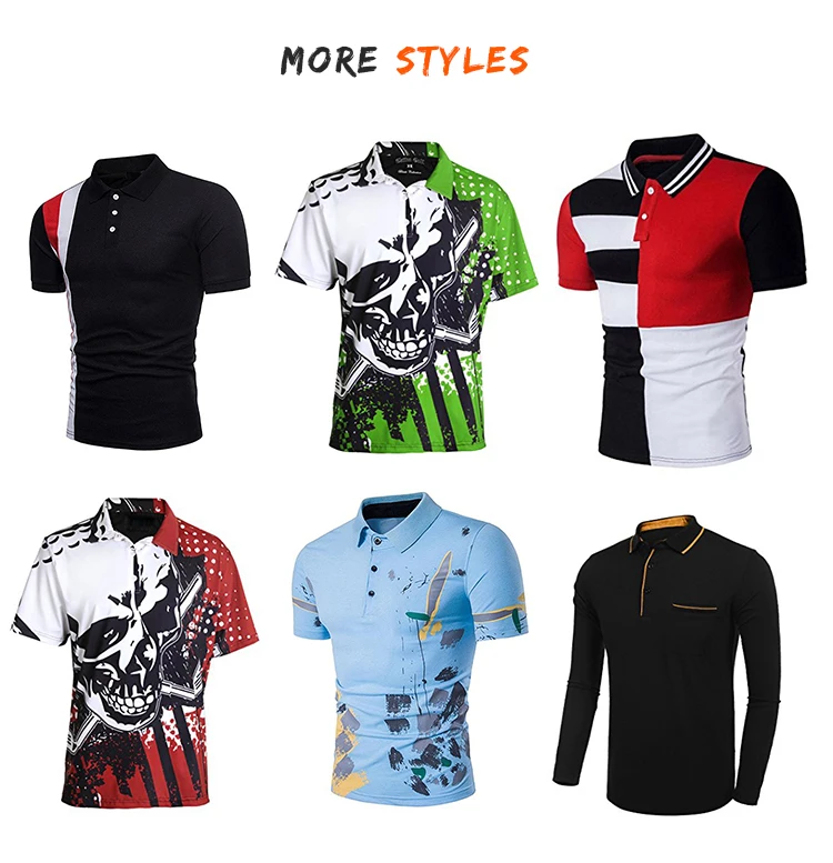 Custom Design Polos Clothes Short Sleeve Polo T Shirts Good Quality Combed Cotton Polo Shirts