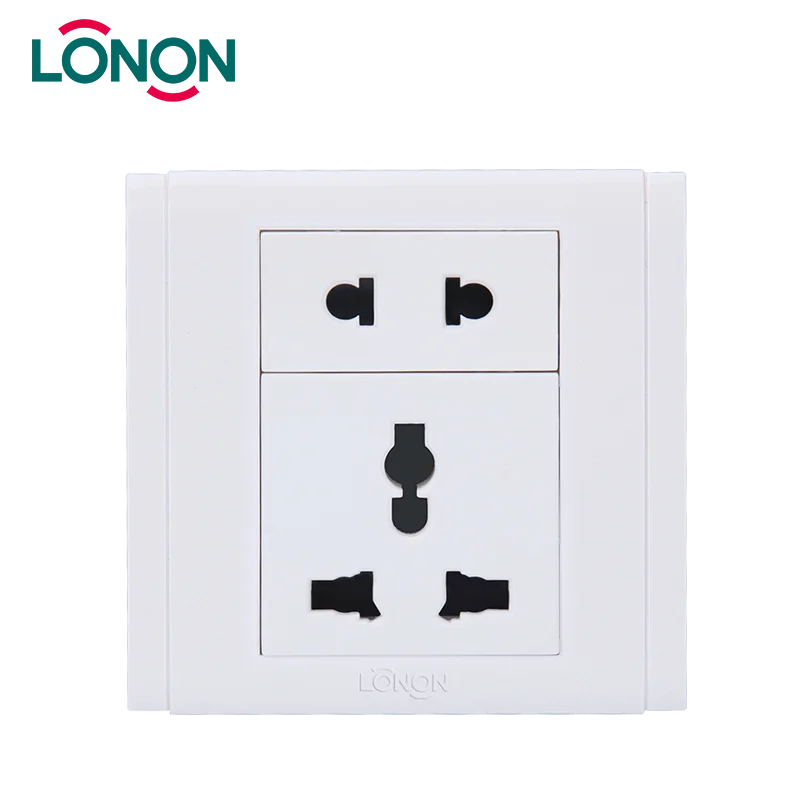 Two And Three Multiple Round Plug Socket Multifunction 5 Pin Plug Electrical Outlet Multiple