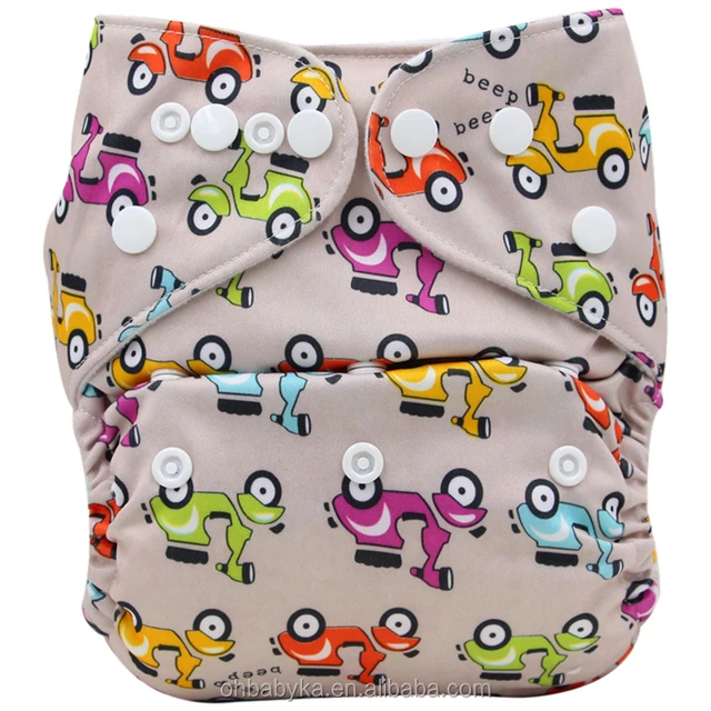 Ohbabyka Pattern PUL golden star imports Super Soft baby diapers manufacture in china