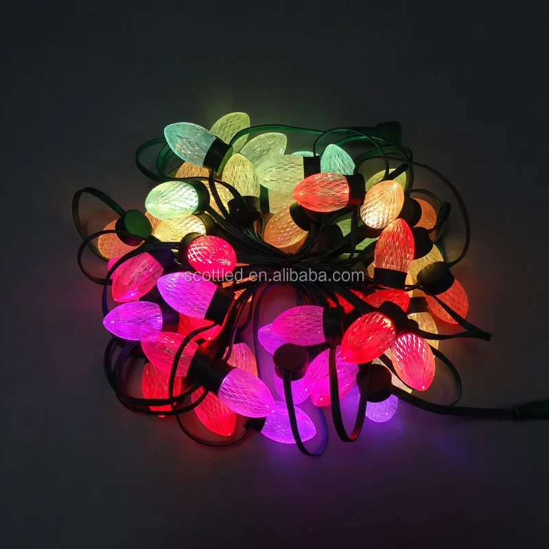 C7 C9 christmas led string lights for holiday decoration