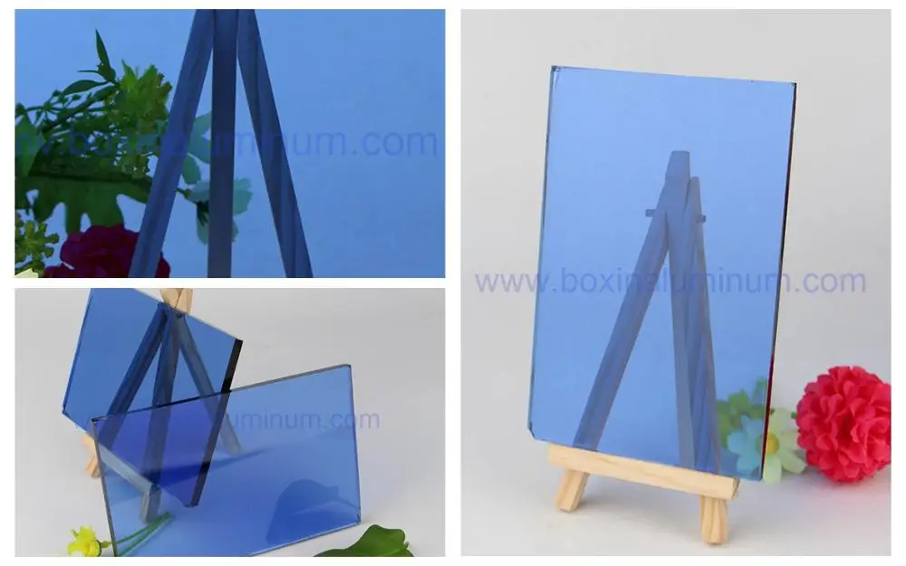 4mm 5mm 6mm 8mm 10mm 12mm Dark Blue Float Tinted Colored Glass