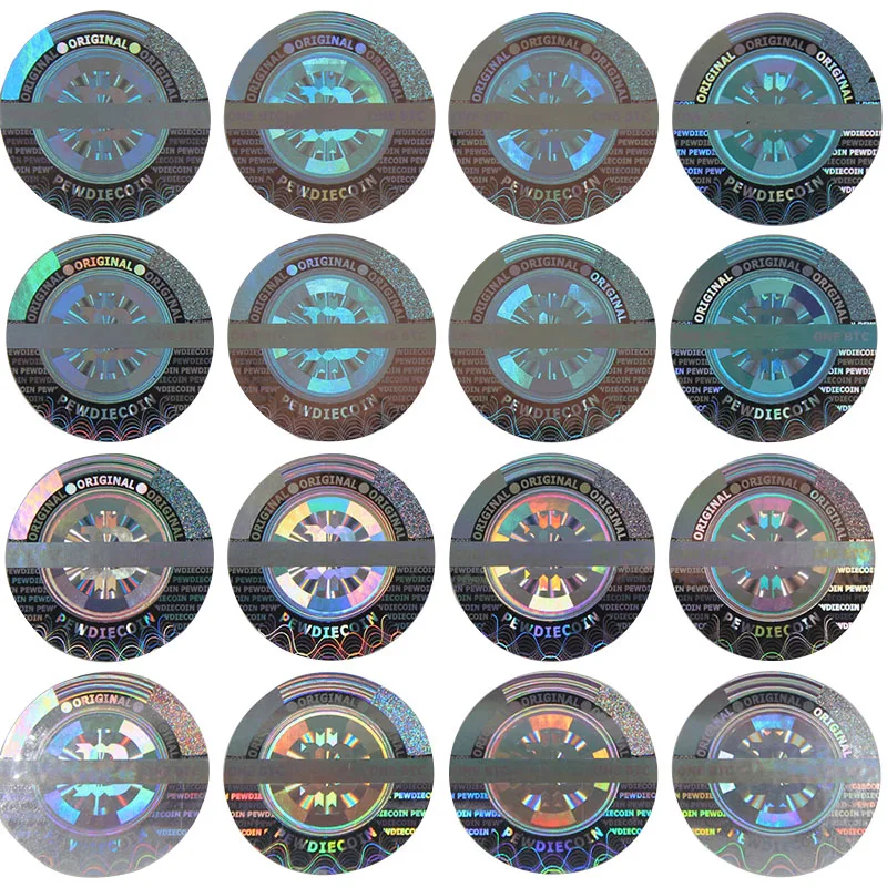 Custom Pharmaceutical Steroid Vial Labels With Hologram Effect For