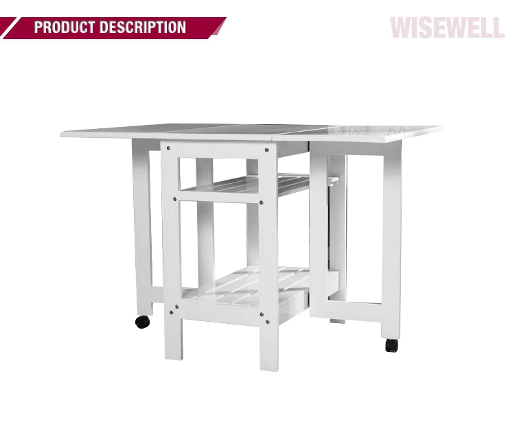 Modern solid wood folding extendable tables W-T-832