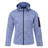 100% polyester knitting new fashion polar fleece jacket with patch pocket