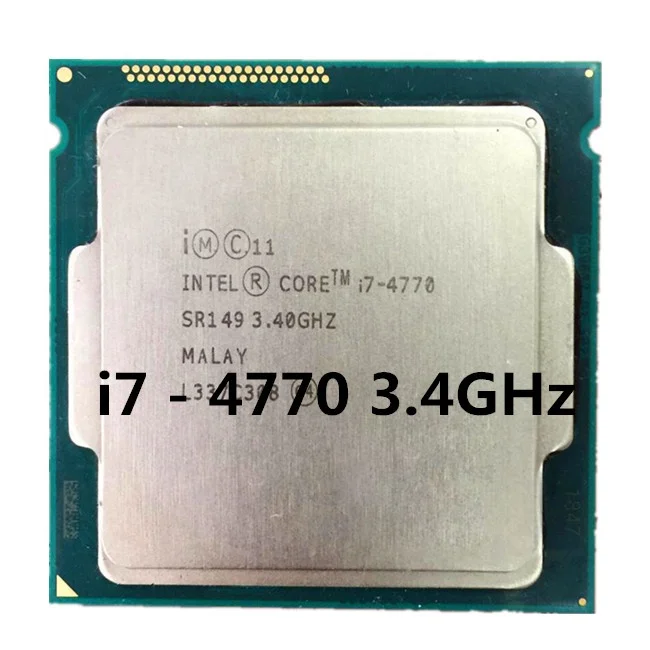 Core i7 4th Gen 3.4GHz Processor I7 4770 for Desktop, FCLGA1150